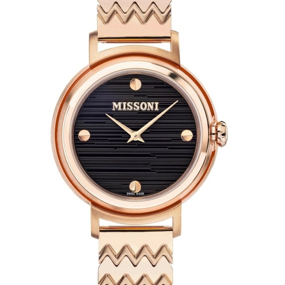 NWT Rose Gold Missoni Fiammato Bracelet Watch main image 4